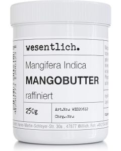 Mango Butter from wesentlich 250g 100 Pure Vegan and No Additives