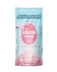 orgnisulmte Sakura Powder 100% Japanese Cherry Blossom, Sakura Latte Gluten-Free, Keto Friendly, Made in Japan 5.3 Oz (150g)