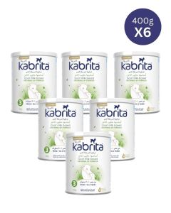 Kabrita 3 Goat Milk Toddler Formula, 400g (1-3 Years) Pack of 6