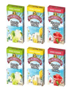 SINGLES TO GO! Margaritaville Go Drink Mix Variety Pack - 3 Flavors - 2 Boxes Each - Pina Colada, Strawberry Daquiri and Margarita - 12 Packets Each Flavor
