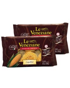 Le Veneziane Capellini Gluten Free Pasta 88 Ounce Pack of 2