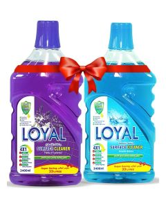 Surface Cleaner 2x2400ml Seaside Breeze + Lavender & Jasmine