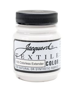 Jacquard Fabric Colorless Paint 225 Oz Clear Extender for Clothes Furniture Upholstery Shoes or Tote Bags