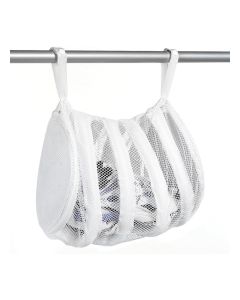 Shoes Washing Laundry Bag with Hanging Strap, Protective Sneaker Cleaning Dryer Zipper Bag for Washing Machine Use (1 Pack)