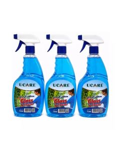 Ucare Trigger Spray Bottled Glass Cleaner- 3X750ml