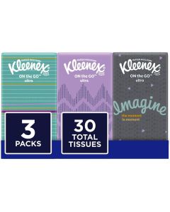 Kleenex Facial Tissues 10 ct 3 Pack