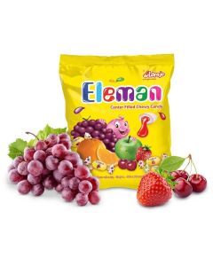 Eleman Center Filled Chewy Candy In Assorted Flavor- 2X300gms