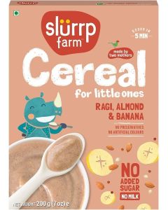 Slurrp Farm Finger Millet, Almond & Banana Cereal
