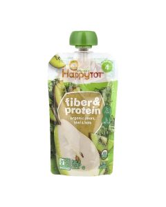 Happy Family Organics, Happy Tot®, Fiber & Protein, For 2+ Years, Organic Pears, Kiwi & Kale, 4 oz (113 g)