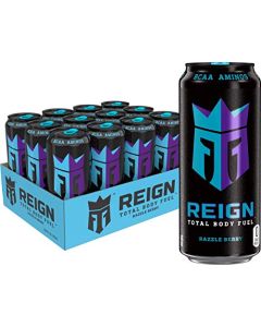 Reign Total Body Fuel Razzle Berry Fitness Performance Drink 16 Ounce