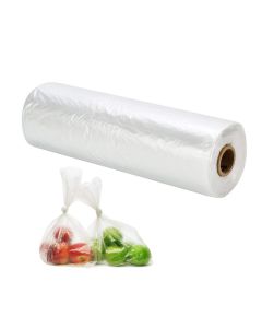 RBHK 16 X 20 Plastic Produce Bags on a Roll Food Storage Clear Bags Trash Bags One Roll 350 Bags