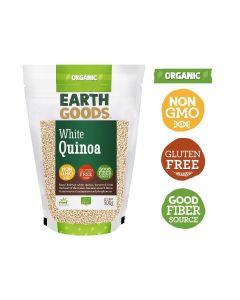 Earth Goods Organic White Quinoa Gluten-Free 500g