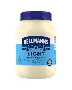 Hellmanns Light Mayonnaise For A Creamy Condiment for Sandwiches and Simple Meals Light Mayo Made With 100 CageFree Eggs 30 oz
