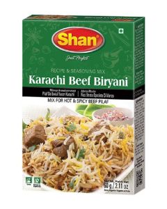 Shan Karachi Beef Biryani Recipe & Masala Mix 60g