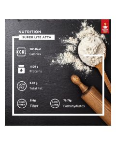 Nutty Yogi Gluten Free Superlite Flour (Atta) - 400gm