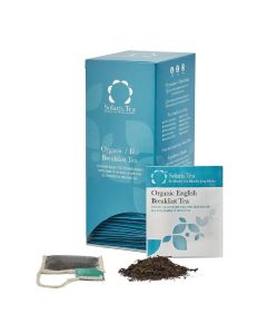 Organic Breakfast Tea, Whole Leaf Stitched Silken Teabags x 40