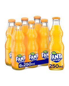 Orange Soft Drink Glass Bottles