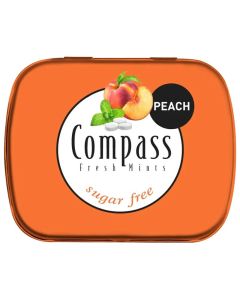 Compass Fresh Mints Sugar Free Peach Flavor Mints- 14gms