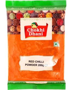 Red Chilli Powder 200 gm / Pure & Spicy Indian Ground Red Chilli / Fresh & Hot Spice for Curries, Marinades & Pickles / No Additives