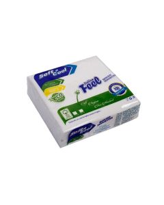 Cotton Feel Paper Napkins 33×33cm , Soft & Absorbent Disposable Dinner Napkins , 25 Pieces