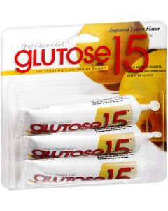 GlutoseLemon 15 Gram Tube 3 Pack