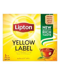 Lipton Yellow Label Black Tea New Blend With Rich Taste 200gms- 100pcs