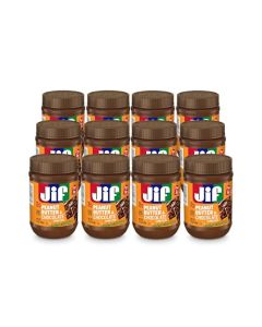 Jif Peanut Butter Chocolate Flavored Spread 15 Oz Jars 12 Count