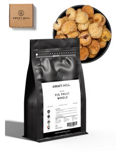 AWAFI MILL Persian Fig (Whole Dried Fruit) / Premium Anjeer • Naturally Sweet, Soft-Chewy - 500 g / 17.6 Oz