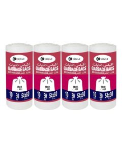 Kovar Biodegradable & Antibacterial Garbage Bags - 10 Gallon, 54X60Cm, 4-Pack Roll Set