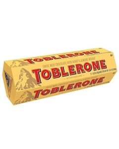 Toblerone Swiss milk chocolate with honey and Almond Nougat 2 packs of 6 bars