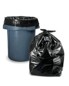 Set of 100 Compostable Garbage Bags, 30-Gallon Capacity, 65x95cm - Perfect for Kitchen and Household Waste Disposal
