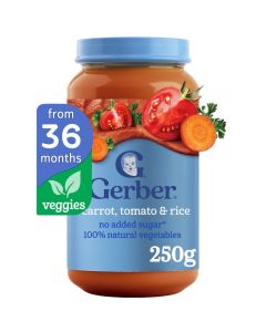 Carrot Tomato And Rice Puree Jar