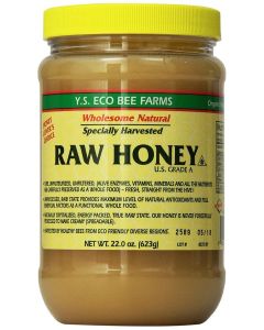 Y.S. Eco Bee Farms Raw Honey - 22 oz, Pack of 2
