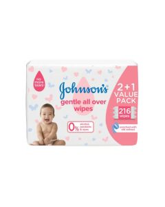 Johnson's Baby Wipes Gentle All Over 216 wipes