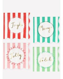 Striped Small Napkins
