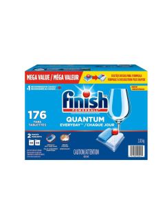Powerball Quantum Dishwasher Detergent Tablets – Powerful Grease & Stain Removal, Spot-Free Shine, Fast-Dissolving Pods, Advanced Glass Protection, Everyday Use - 176 Count Pack Of 1