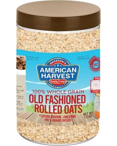American Harvest Rolled Oats In Jar 1.2kg / Old Fashioned / Gluten Free