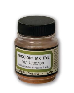 Jacquard Procion MX Tie Dye Powder Avocado 23 Ounce Jar for Fabric and Clothing Permanent and Washfast