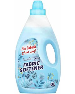 Ace Sabaah Fabric Softener Blue 3 Liters – Long-Lasting Freshness, Softness & Fabric Care