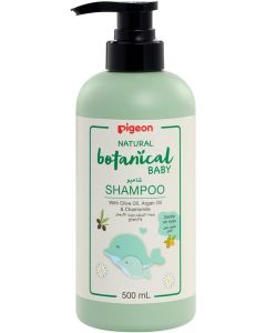 Natural Botanical Baby Shampoo 500ml / Tear-Free, Gentle & Hypoallergenic Formula for Delicate Baby Hair & Scalp