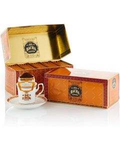 Bacha Coffee Assorted Coffee Taster - 100% Arabica Beans, 25 Individually Wrapped Single Serve Filter Bags