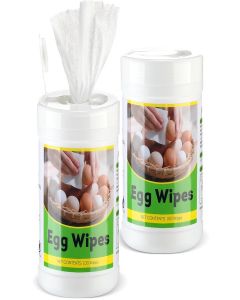 Swiffen 200 Pcs Egg Washer for Fresh Egg, Disinfectant Cleaning Wipes for Chicken Poultry Coop Cleaning Accessories