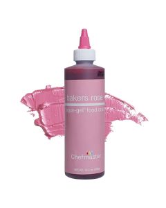 Chefmaster Bakers Rose LiquaGel Food Coloring Vibrant Color ProfessionalGrade Dye for Icing Frosting Fondant Baking Decorating FadeResistant EasytoUse Made in USA 105 oz