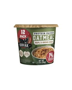 Kodiak Cakes Instant Protein Maple Brown Sugar Oatmeal in a Cup 212oz Pack of 12
