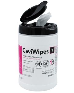 Metrex Caviwipes1 Surface Disinfectant Wipes - Unscented, Non-Sterile, Pre-Saturated With Cavicide1 For Hard, Non-Porous Surfaces - 6 Inches X 7 Inches, 160 Wipes Per Pack