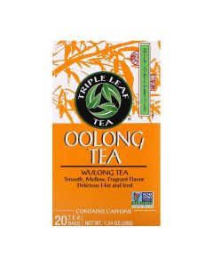 Triple Leaf Tea, Wulong Oolong Tea, 20 Tea Bags, 1.34 oz (38 g)