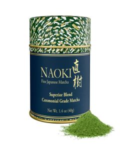 Naoki Matcha Superior Ceremonial Blend – Authentic Japanese First Harvest Ceremonial Grade Matcha Green Tea Powder from Uji, Kyoto (40g / 1.4oz)