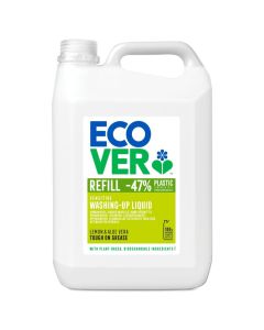 Sensitive Washing Up Liquid Refill Lemon and Aloe Vera Scent - 5 Litre