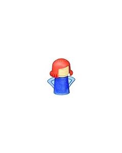 TOPIST Angry Mama Microwave Cleaner Angry Mom Microwave Oven Steam Cleaner and Disinfects With Vinegar and Water for Kitchens Steamer Cleaning Equipment Cleans the Crud in Minutes Blue