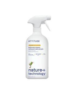 ATTITUDE Bathroom Cleaner Spray EWG Verified PlantBased Vegan Safe for Bathroom Surfaces Tiles Tubs Shower Walls and Grout Citrus Zest Scent 271 Fl Oz